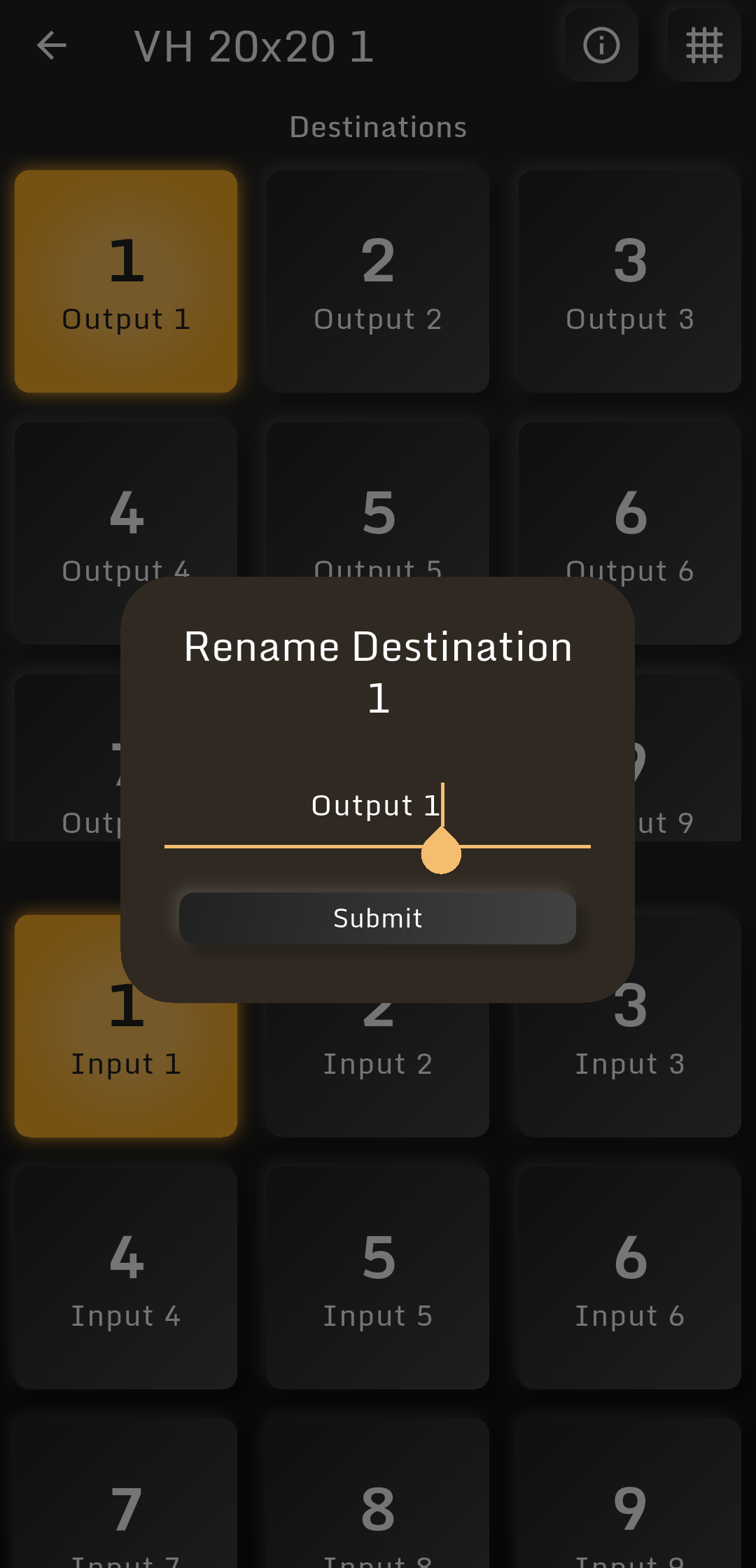 Rename Output